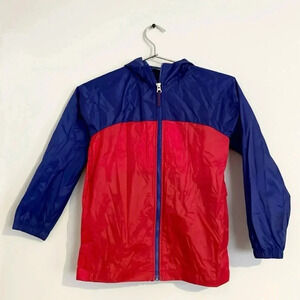 Land’s End S 8T red & blue new windbreaker rip stop like BAGGU material